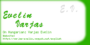 evelin varjas business card